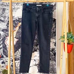 Levi’s Black 711 Skinny Jeans